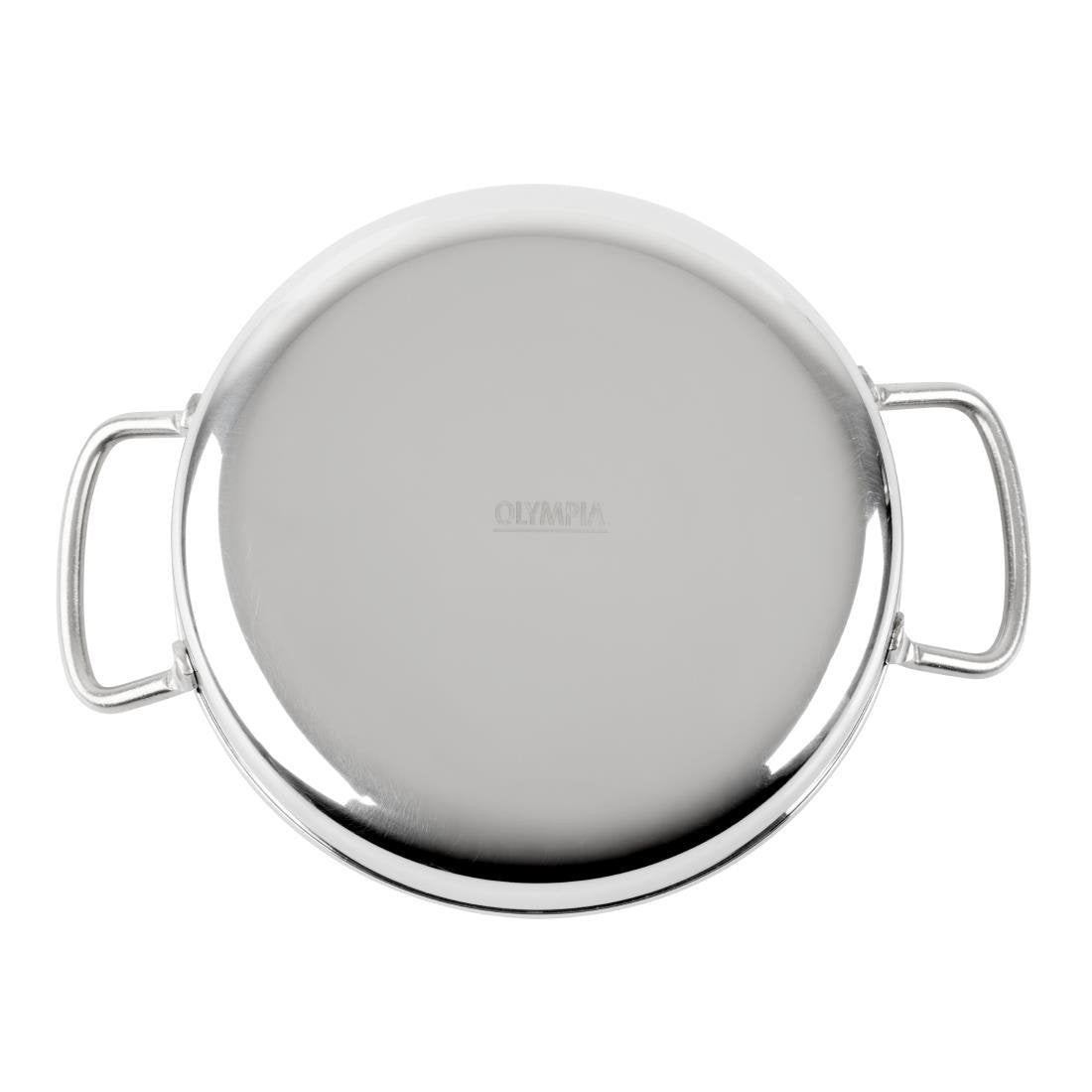 Olympia Table Presentation Double Handle Dish Stainless Steel 150mm