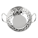 Olympia Table Presentation Hammered Kadai Dish Stainless Steel 150mm
