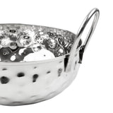 Olympia Table Presentation Hammered Kadai Dish Stainless Steel 150mm