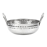 Olympia Table Presentation Hammered Kadai Dish Stainless Steel 200mm