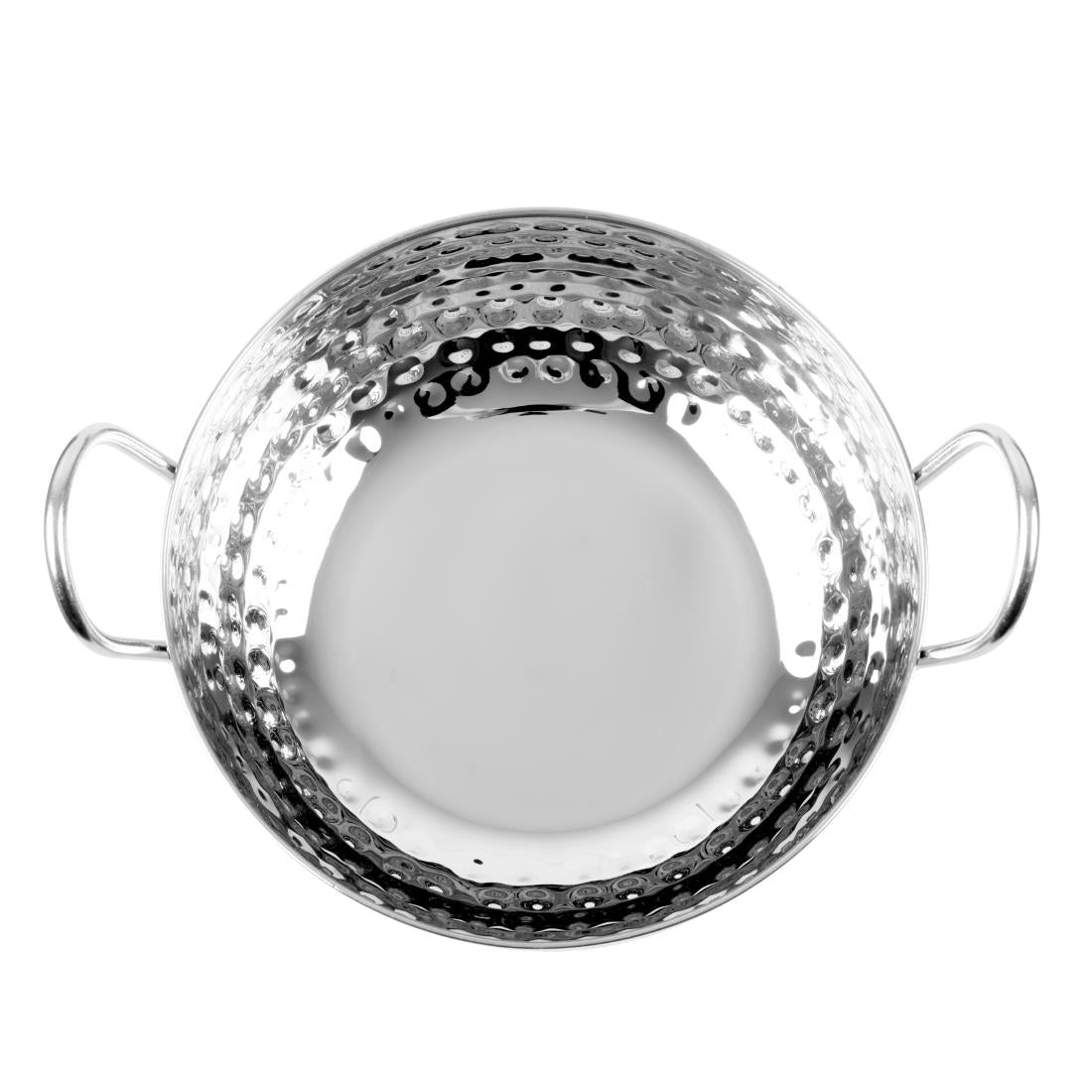 Olympia Table Presentation Hammered Kadai Dish Stainless Steel 170mm