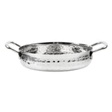 Olympia Table Presentation Handled Dish Stainless Steel Hammered 150mm