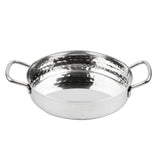 Olympia Table Presentation Handled Dish Stainless Steel Hammered 150mm