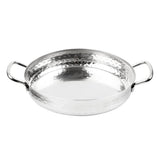 Olympia Table Presentation Handled Dish Stainless Steel Hammered 180mm