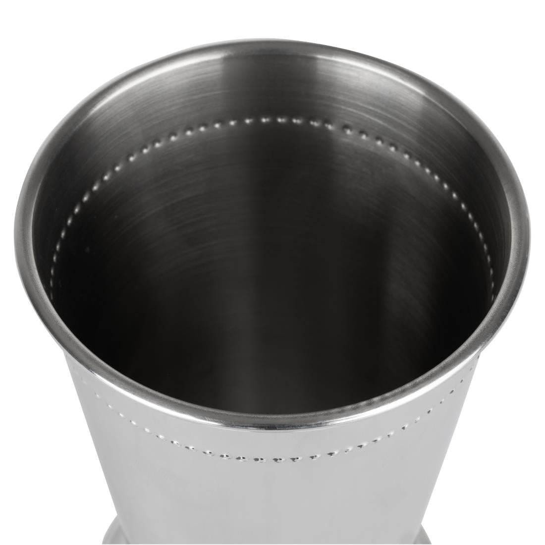 Olympia Barware Beaded Julep Cup Stainless Steel 370ml