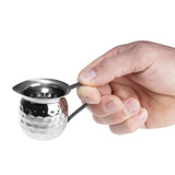 Olympia Hammered Stainless Steel Mini Milk Jug 78ml (6 Pack)