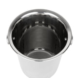 Olympia Ice Bucket with Handles and Etch Detail Stainless Steel 1050ml