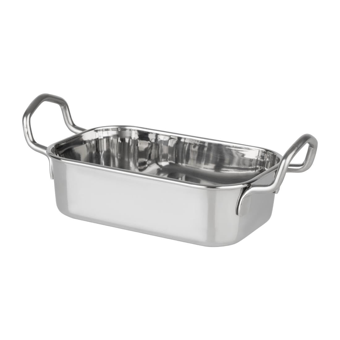 Olympia Table Presentation Rectangular Dish Stainless Steel 140x90mm