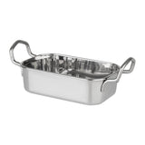 Olympia Table Presentation Rectangular Dish Stainless Steel 140x90mm