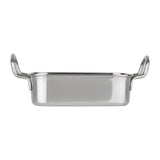 Olympia Table Presentation Rectangular Dish Stainless Steel 140x90mm