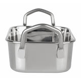 Olympia Table Presentation Rectangular Dish Stainless Steel 140x90mm