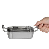 Olympia Table Presentation Rectangular Dish Stainless Steel 140x90mm