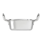 Olympia Table Presentation Square Dish Stainless Steel 115x115mm