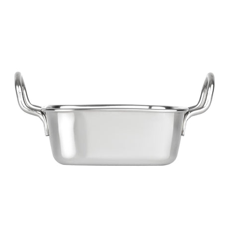 Olympia Table Presentation Square Dish Stainless Steel 115x115mm