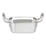 Olympia Table Presentation Square Dish Stainless Steel 115x115mm