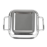 Olympia Table Presentation Square Dish Stainless Steel 115x115mm