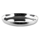 Olympia Hammered Stainless Steel Round Tray 260x35mm