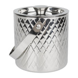 Olympia Geo Double Wall Ice Bucket Stainless Steel 1950ml