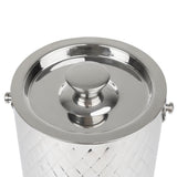 Olympia Geo Double Wall Ice Bucket Stainless Steel 1950ml