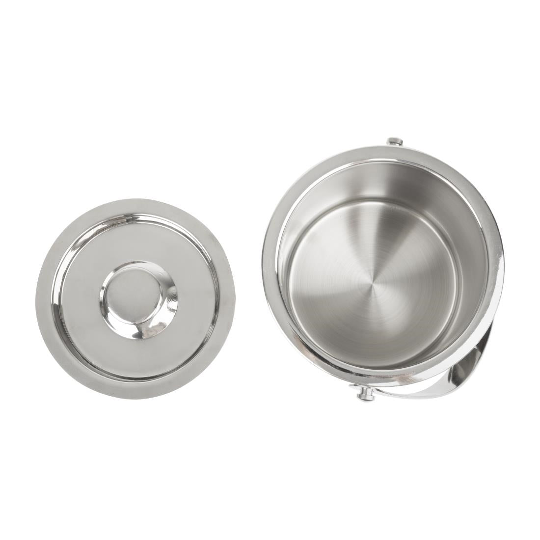 Olympia Geo Double Wall Ice Bucket Stainless Steel 1950ml