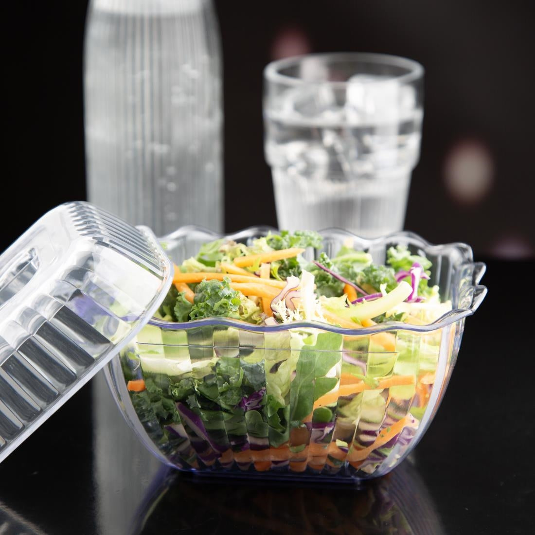 Olympia Kristallon Small Salad Crock - Clear