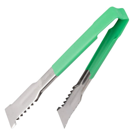 Vollrath Versagrip Tongs Flat Green 9.5''