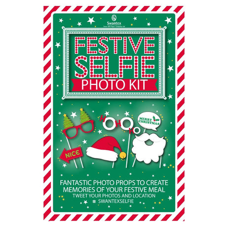 Swantex Festive Selfie Photo Kit (8 Pack)
