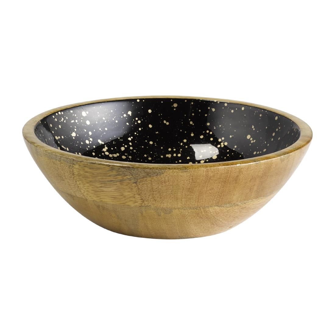 APS Mango Bowl Black and Gold 240x75mm