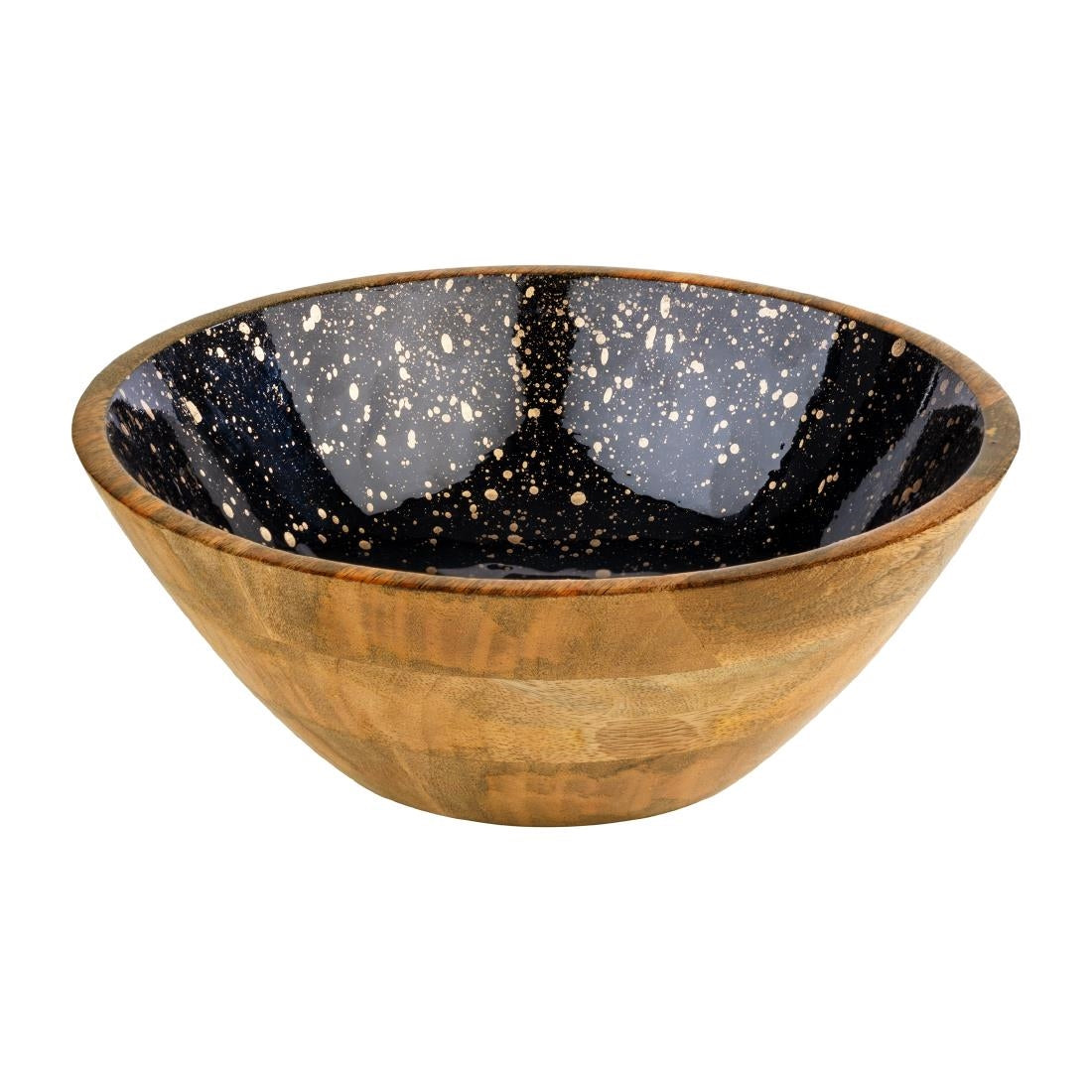 APS Mango Bowl Brown Black and Gold 300x105mm