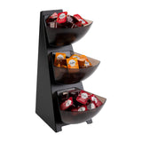 APS Three-Tier Multi Rack Black 190x240x410mm