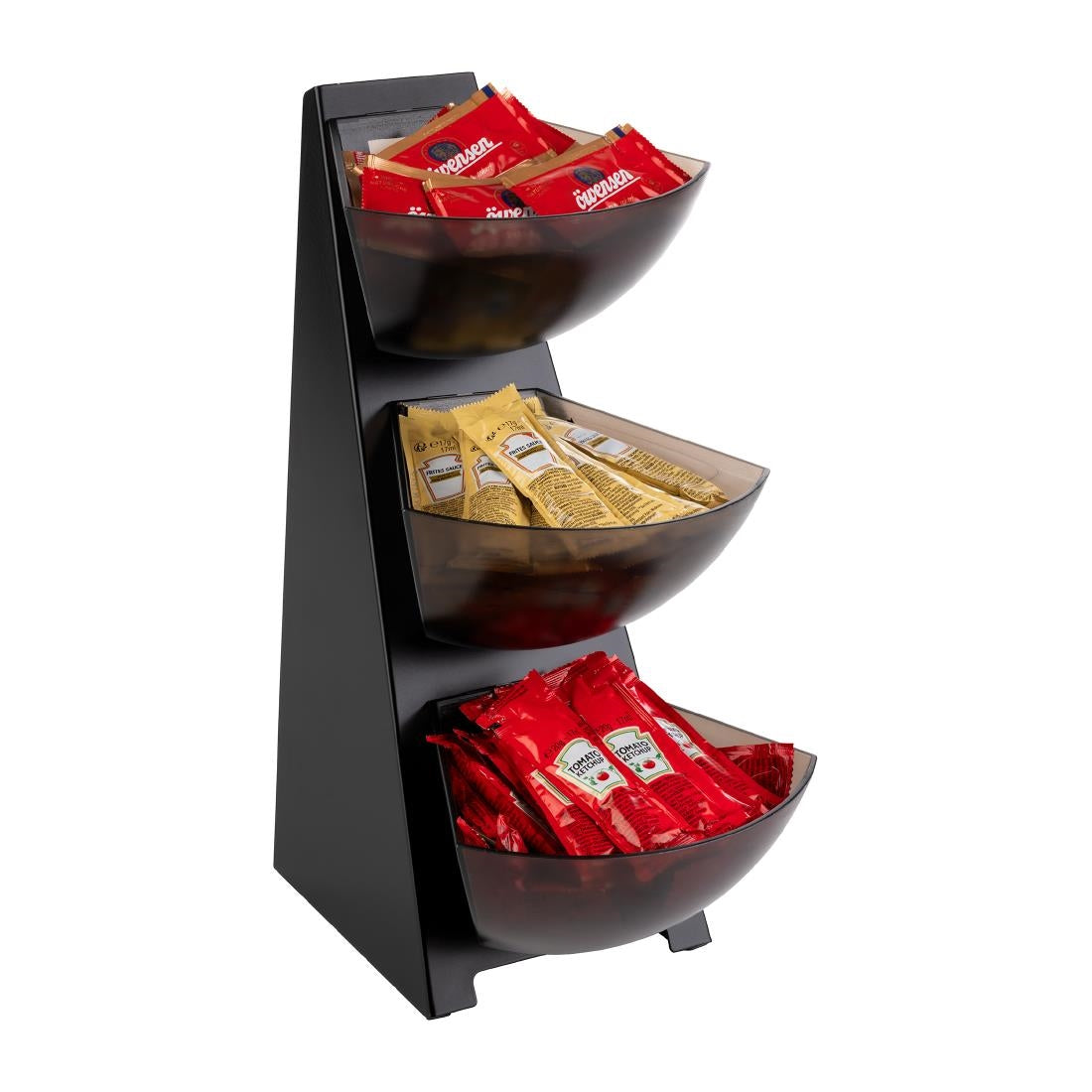 APS Three-Tier Multi Rack Black 190x240x410mm