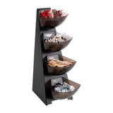 APS Four-Tier Multi Rack Black 190x310x530mm