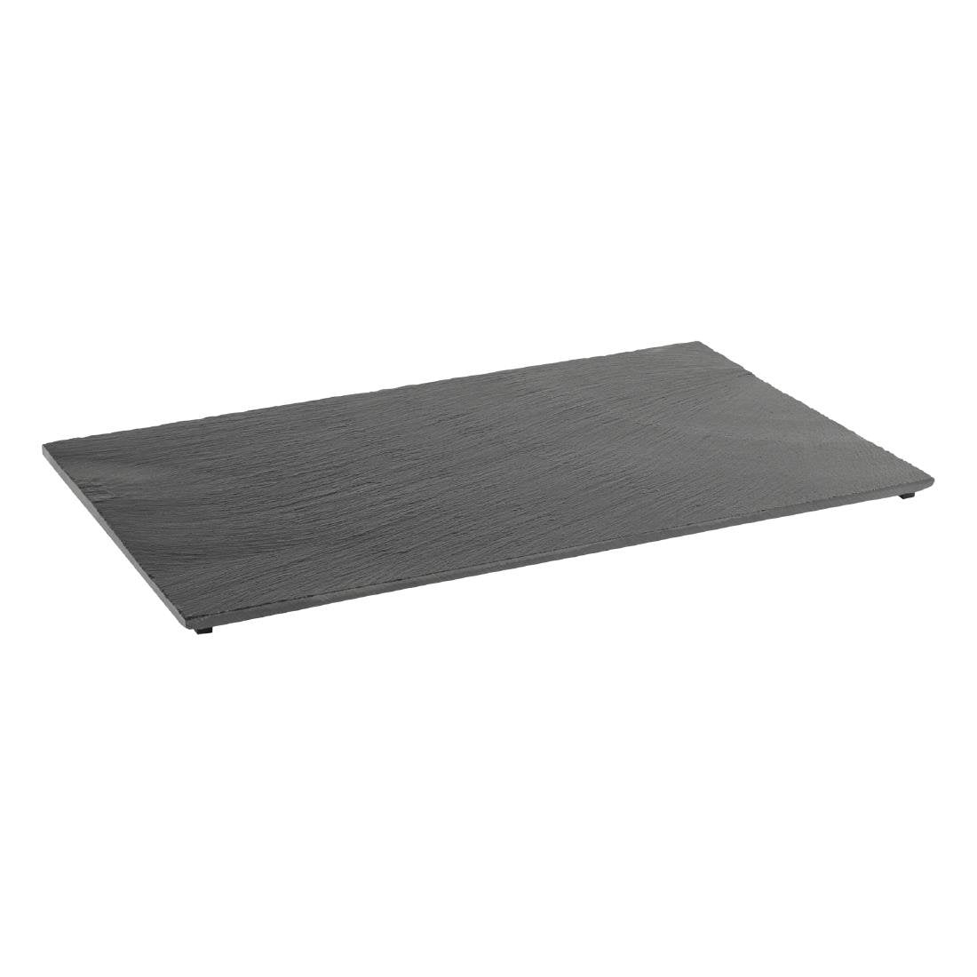 APS Natural Slate Tray GN 1/1  Black 530x325mm