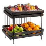 APS Buffet Stand Black 490x385x480mm