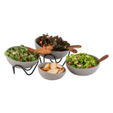 APS Buffet Stand Wave Black 240x130mm