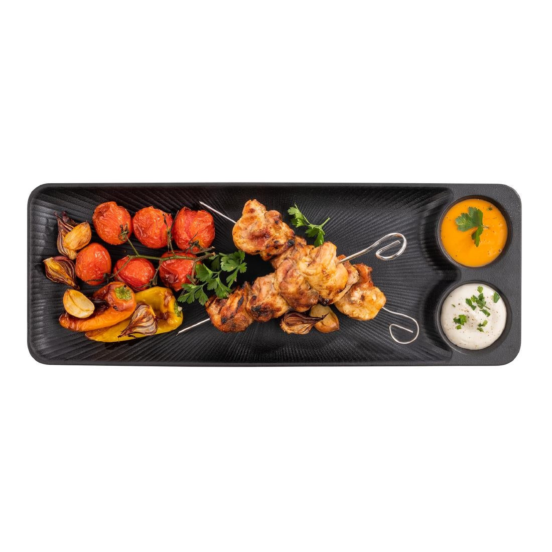 APS Nero Tray Black 410x150x25mm