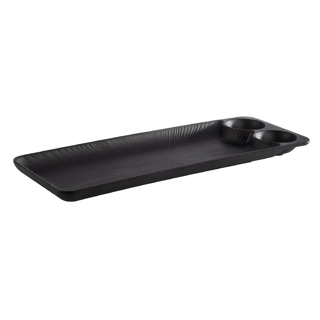 APS Nero Tray Black 410x150x25mm