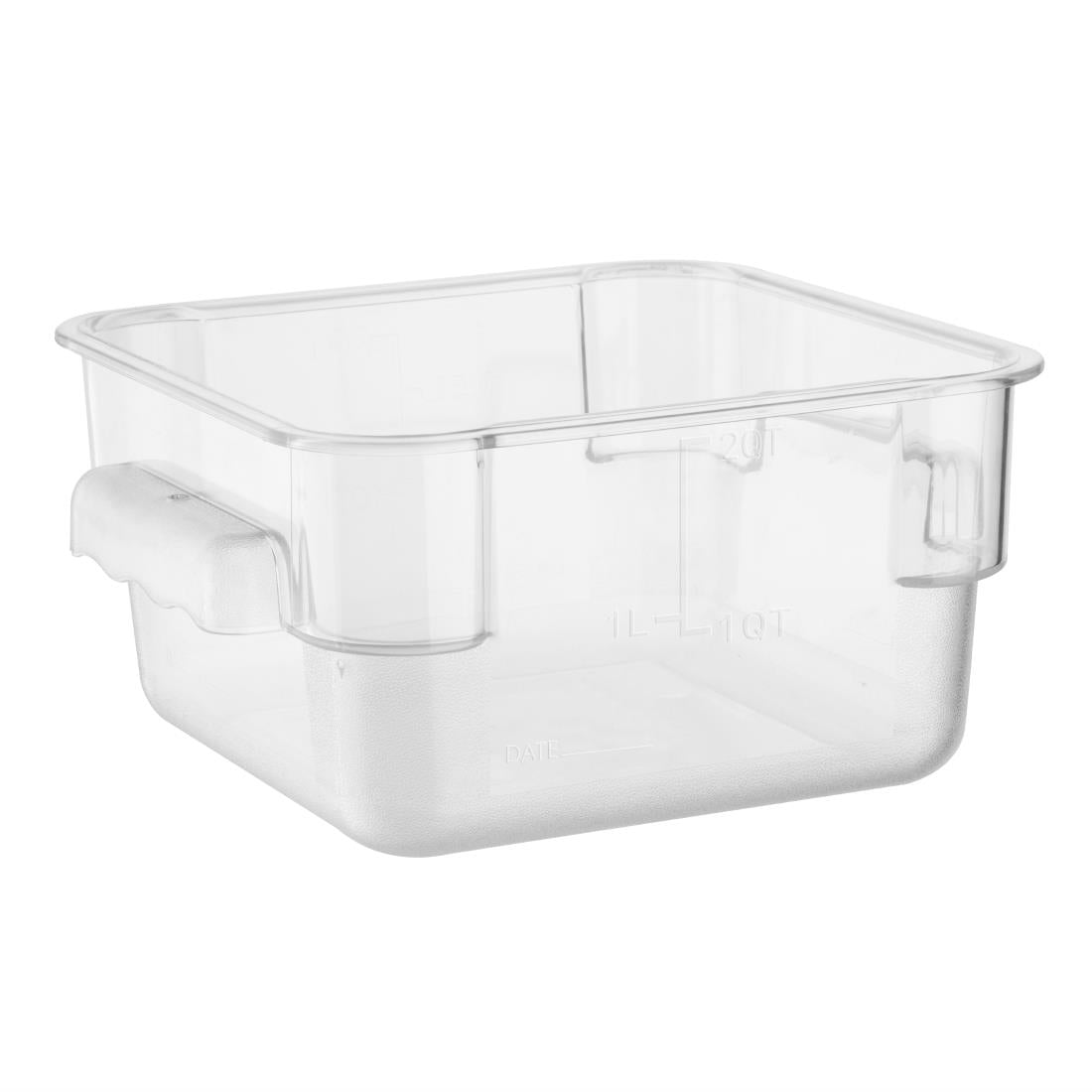 Hygiplas ABS Square Storage Container 1.5Ltr