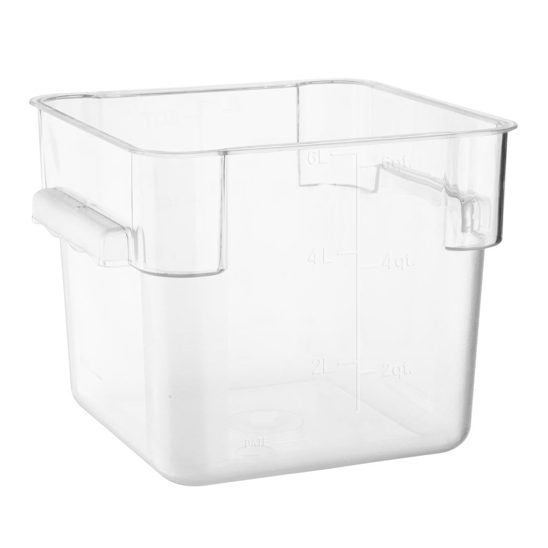Hygiplas ABS Square Storage Container 5.5Ltr