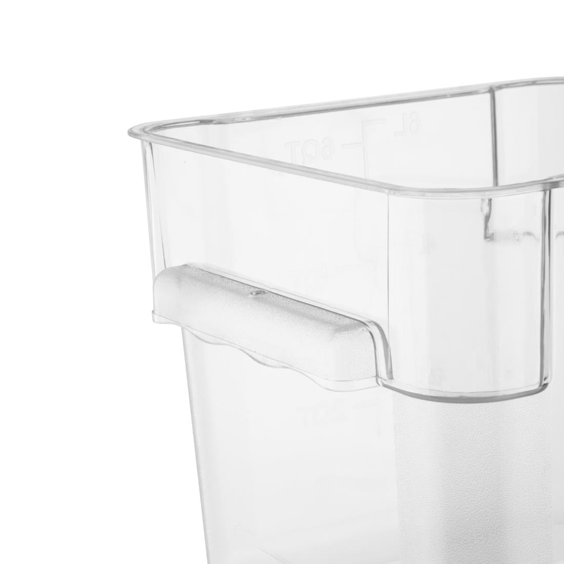 Hygiplas ABS Square Storage Container 5.5Ltr
