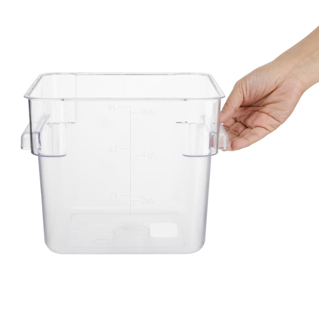 Hygiplas ABS Square Storage Container 5.5Ltr