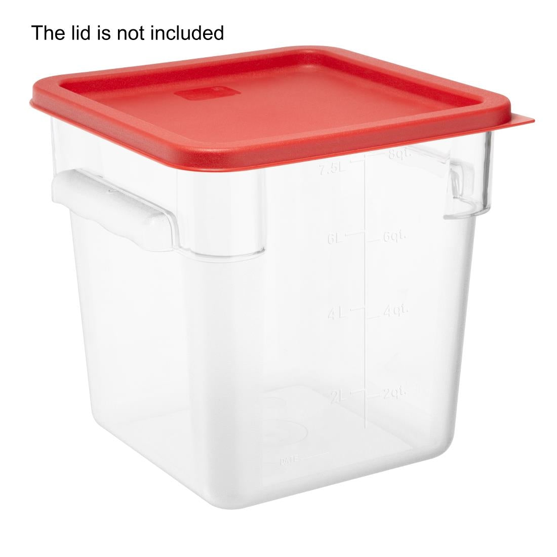 Hygiplas ABS Square Storage Container 7Ltr