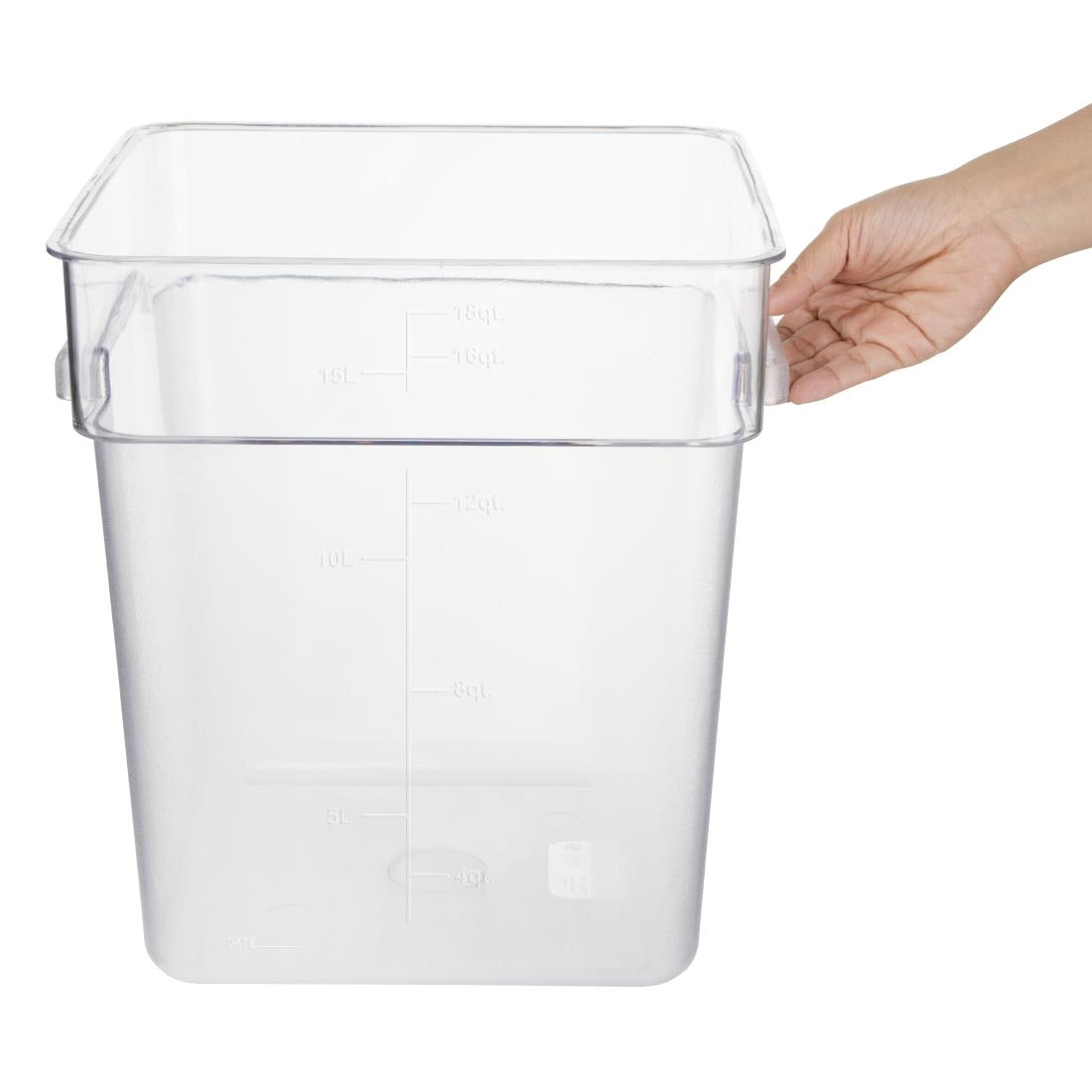 Hygiplas ABS Square Storage Container 15Ltr