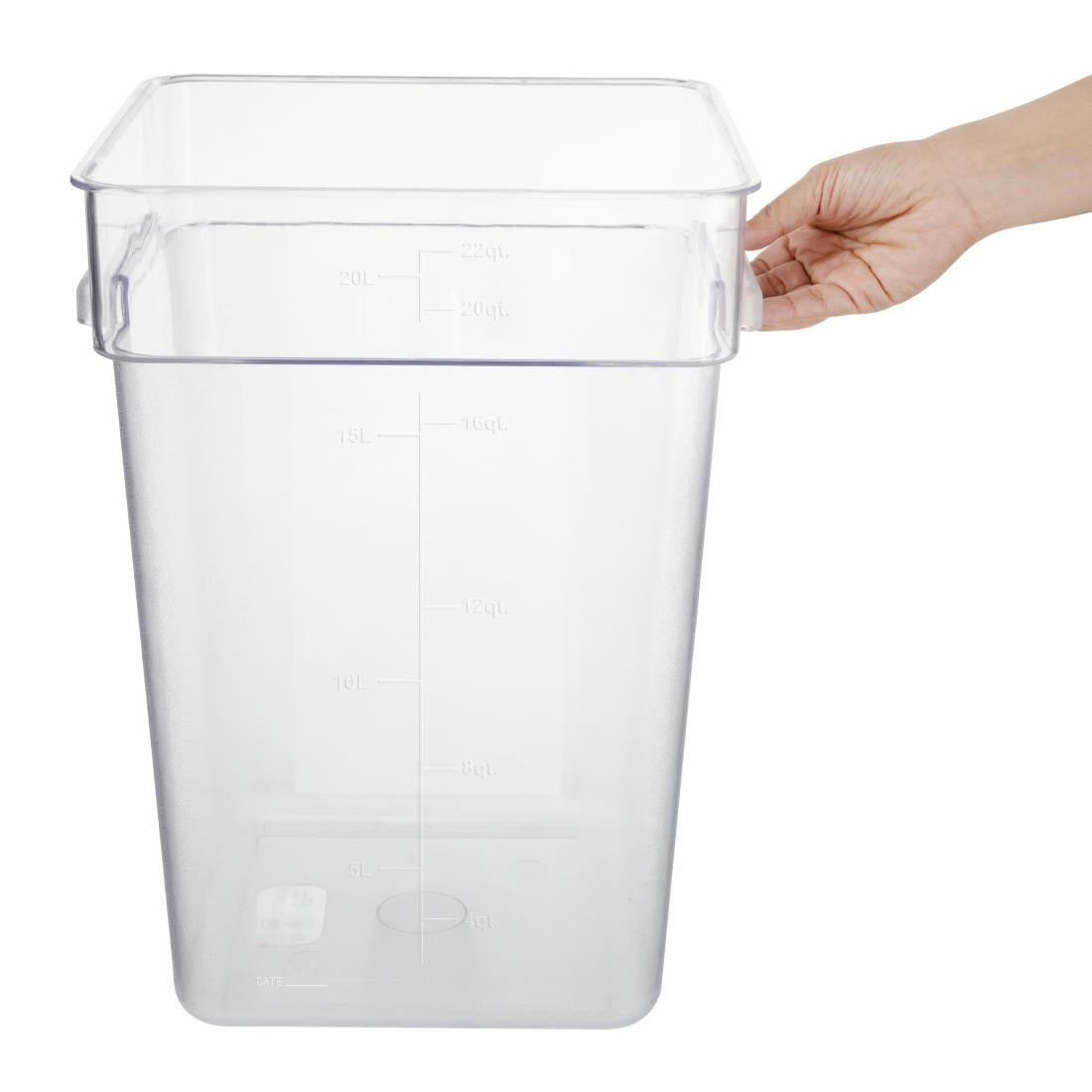 Hygiplas ABS Square Storage Container 20Ltr