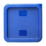 Hygiplas Square Food Storage Container Lid Blue Small