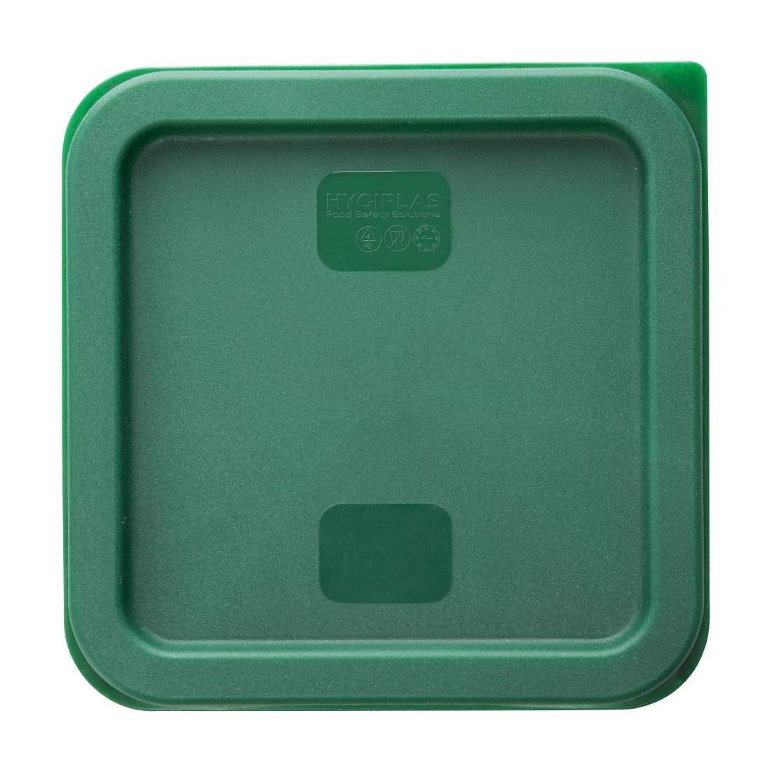 Hygiplas Square Food Storage Container Lid Green Small