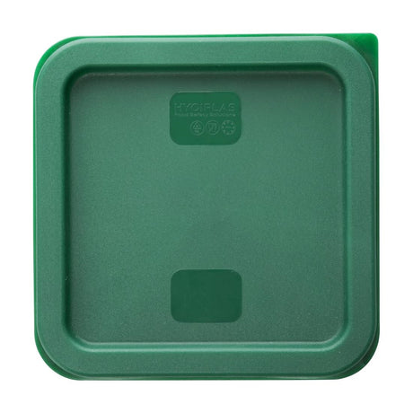 Hygiplas Square Food Storage Container Lid Green Small