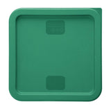 Hygiplas Square Food Storage Container Lid Green Medium