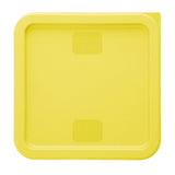 Hygiplas Square Food Storage Container Lid Yellow Large