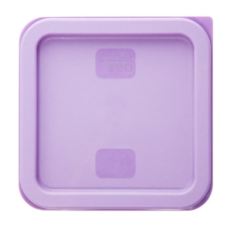 Hygiplas Square Food Storage Container Lid Purple Small
